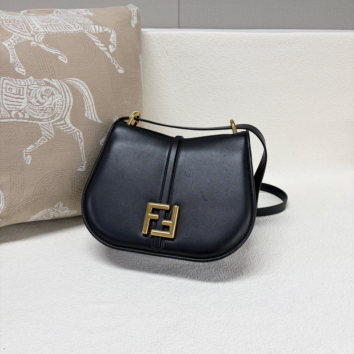 Fendi - C'mon - Leather - Black - (mini)