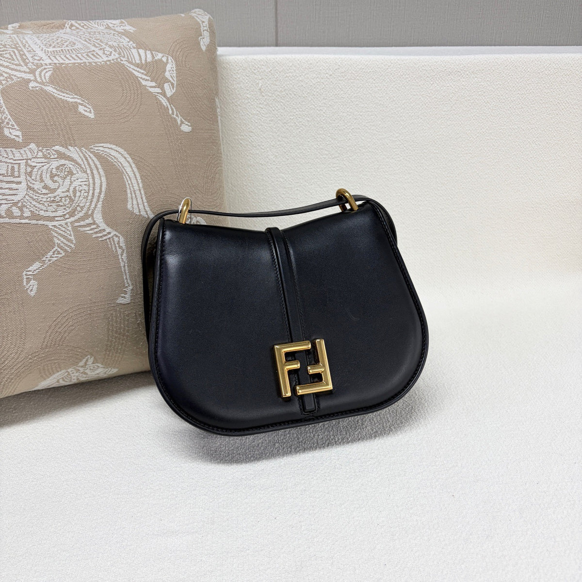 Fendi - C'mon - Leather - Black - (mini)