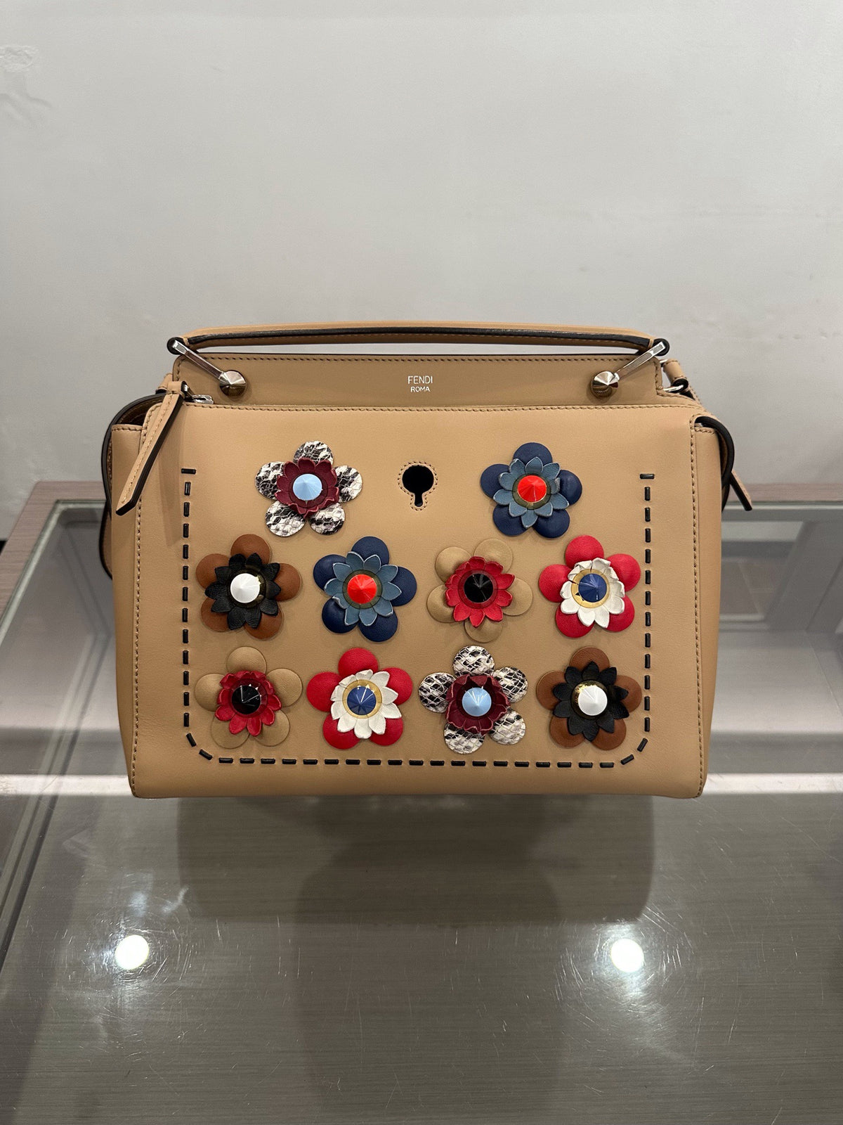 Fendi - Dotcom 30cm - Leather - Brown - (medium)