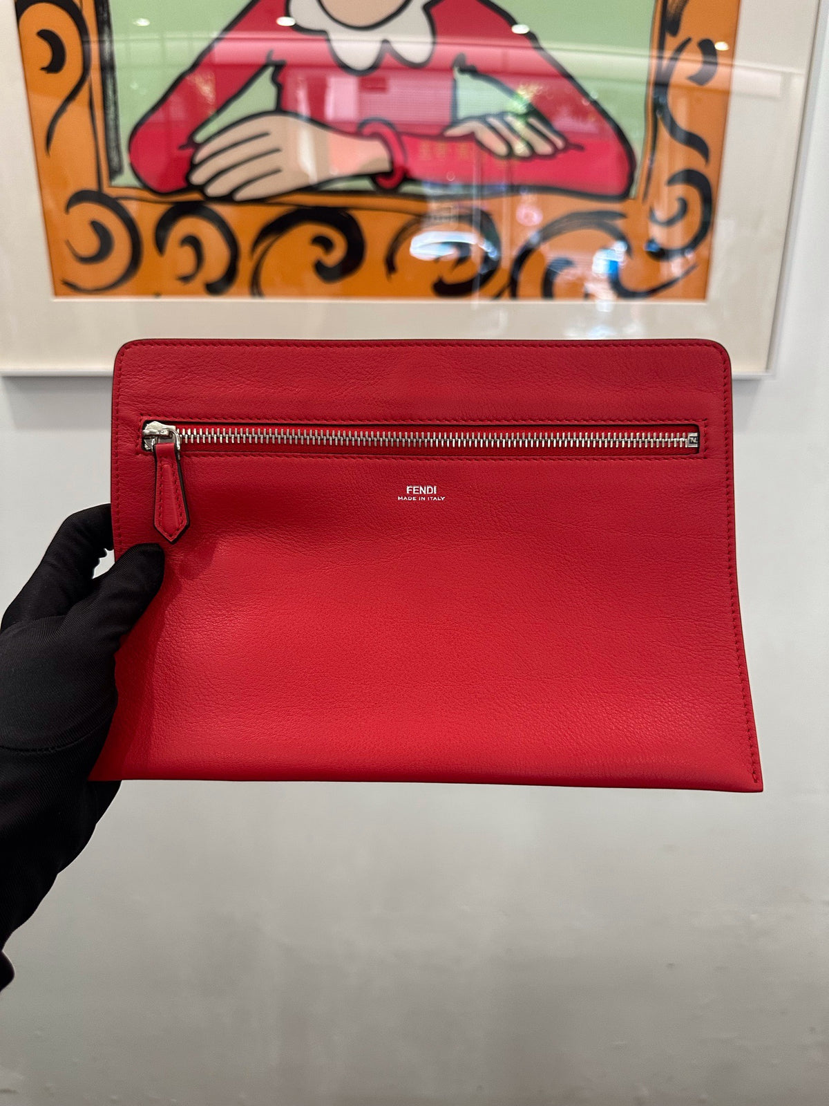 Fendi - Dotcom 30cm - Leather - Brown - (medium)