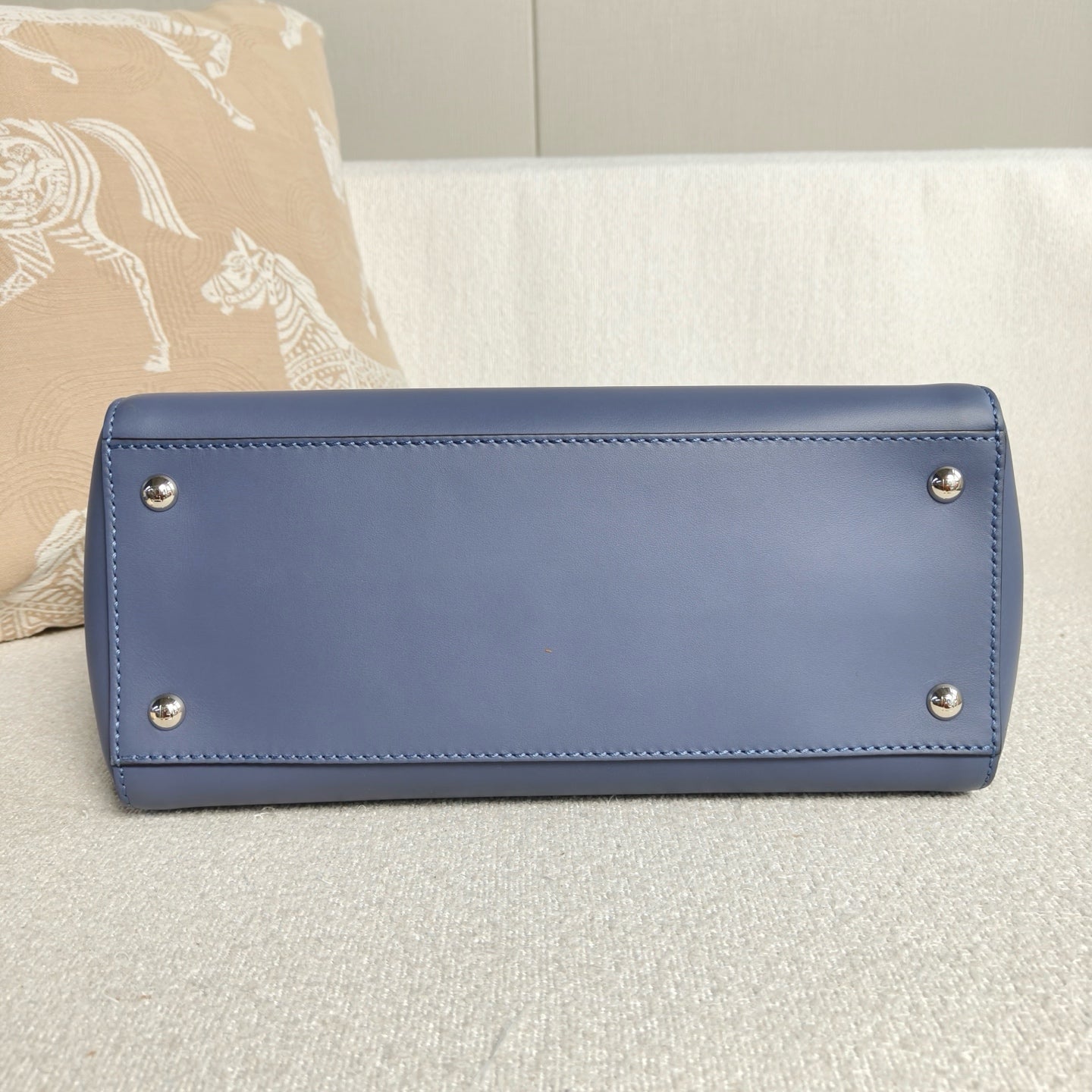 Fendi - Dotcom - Cowhide leather - Blue - (medium)