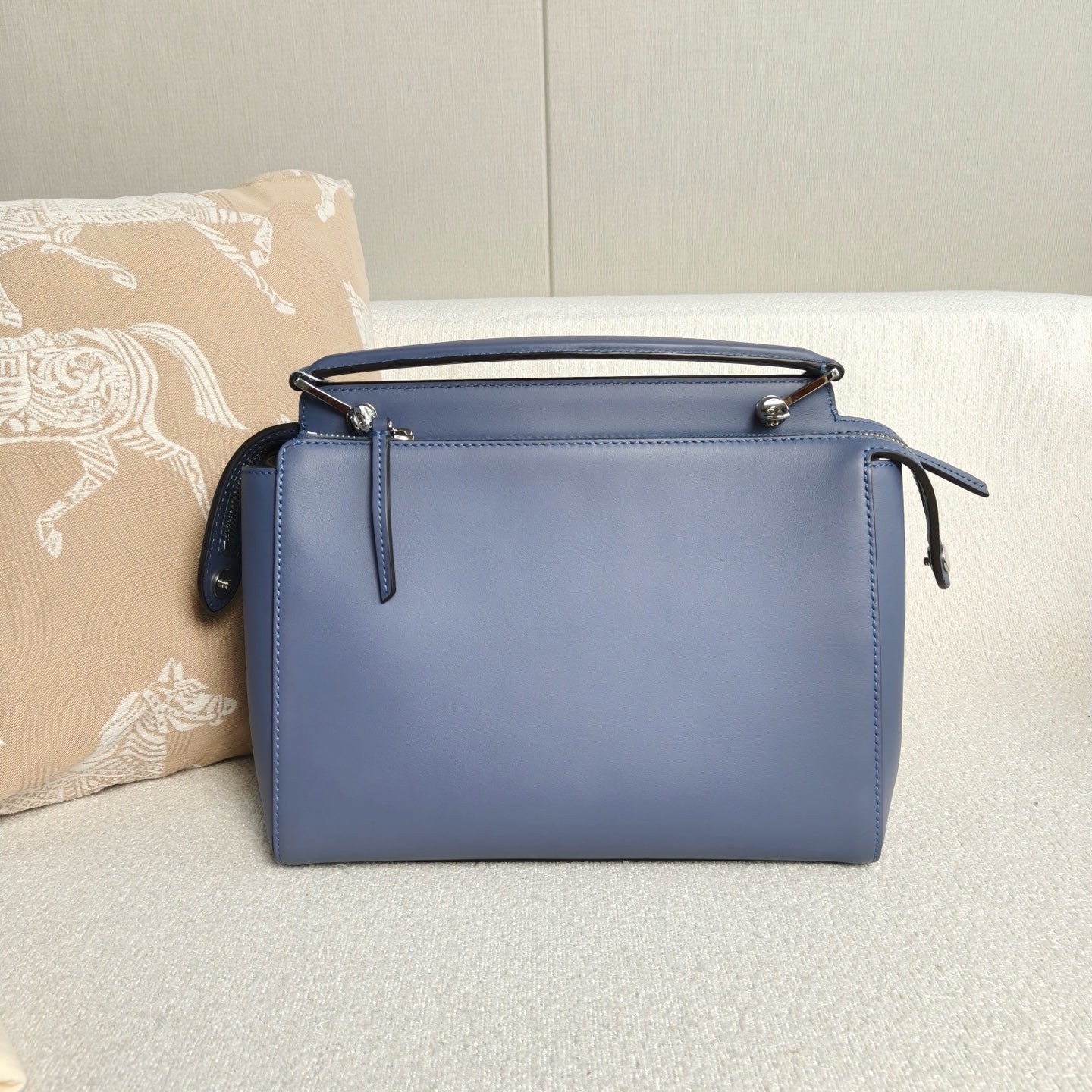 Fendi - Dotcom - Cowhide leather - Blue - (medium)