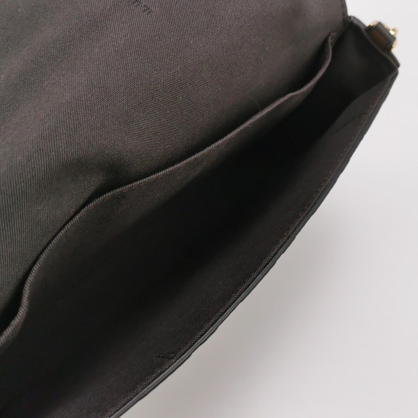 Fendi - Double F Monogram Shoulder Bag - Leather - Brown