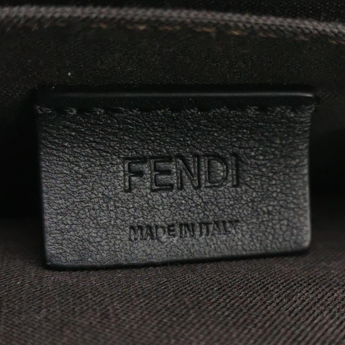 Fendi - Double F Monogram Shoulder Bag - Leather - Brown