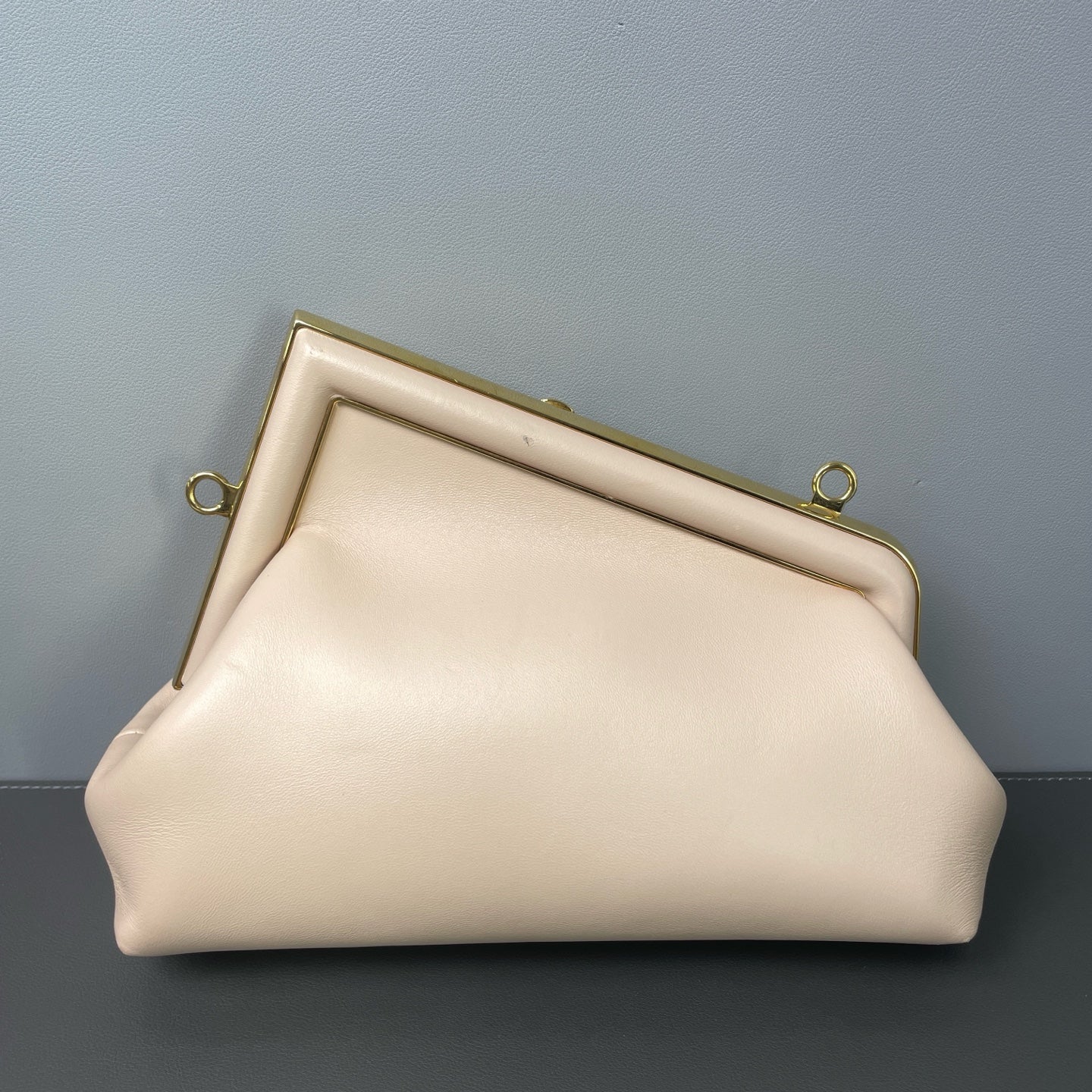 Fendi Fendi First Lambskin leather Beige - view 1
