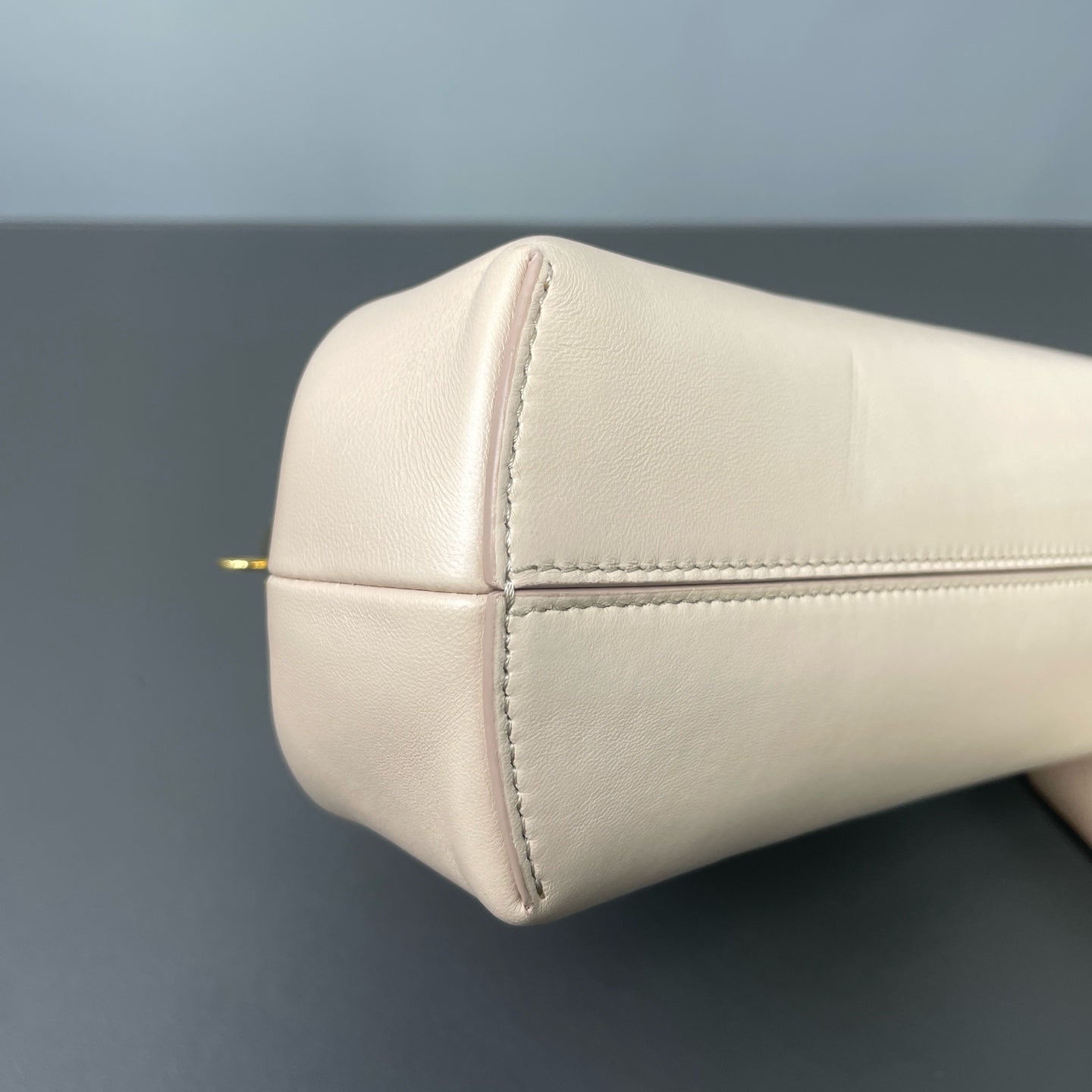 Fendi Fendi First Lambskin leather Beige - view 4