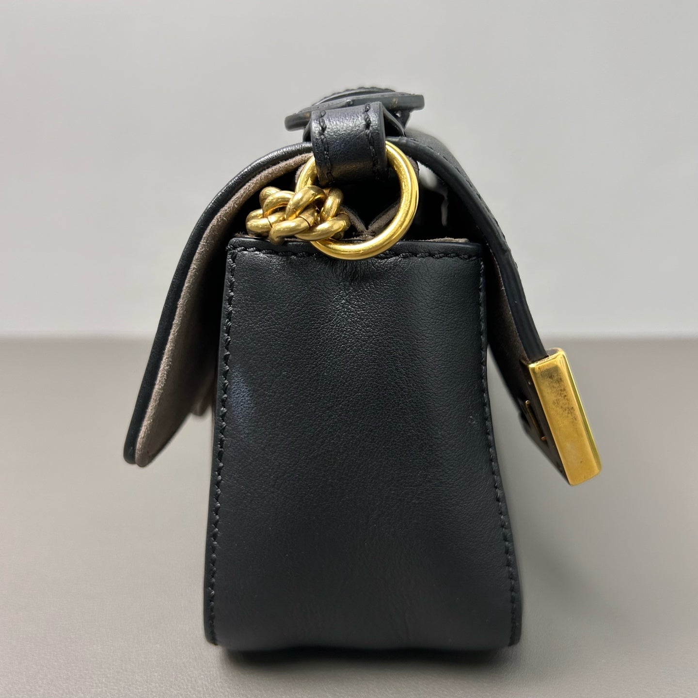 Fendi - Fendi Roma Badge Flap Bag - Coated canvas and Leather - Multicolour - (small)