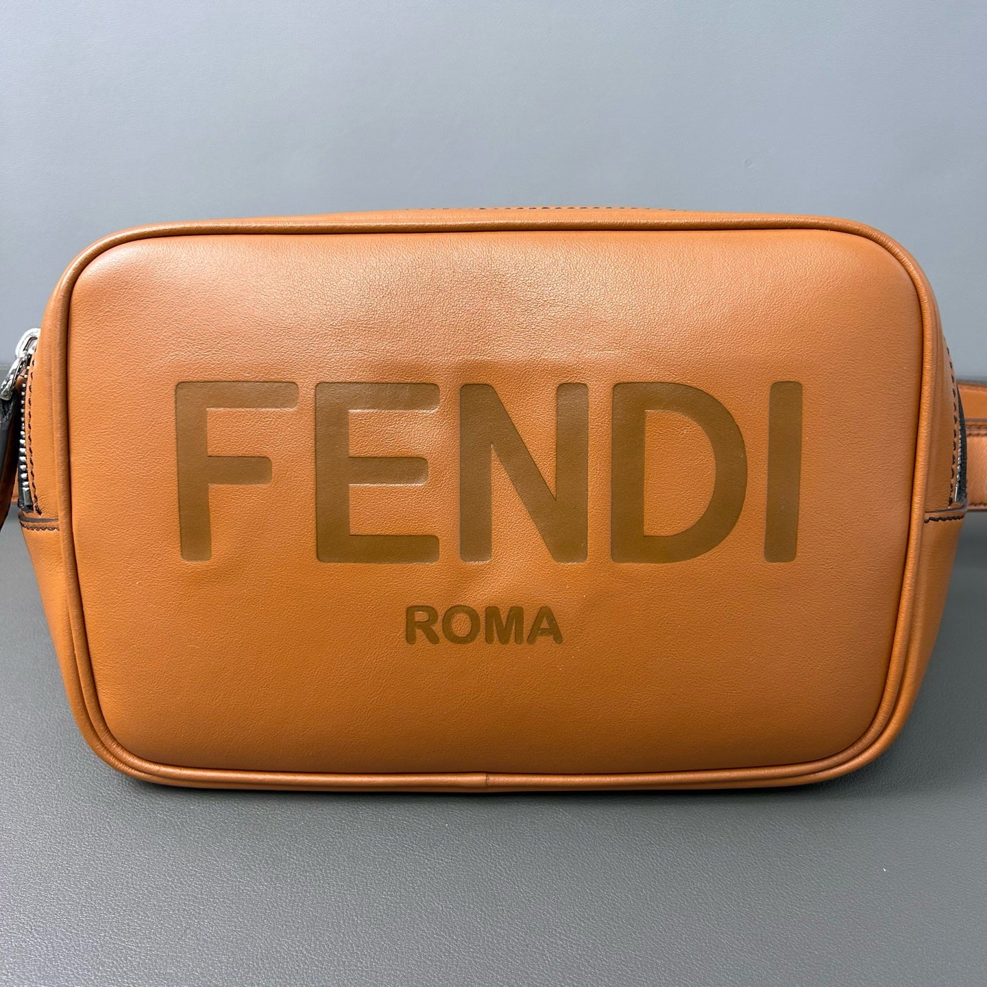 Fendi - Fendi Roma Crossbody Bag - Leather - Caramel - (Medium)