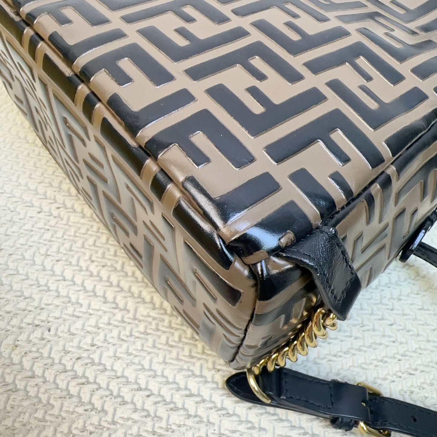 Fendi - FF Backpack - Leather - Brown - (small)