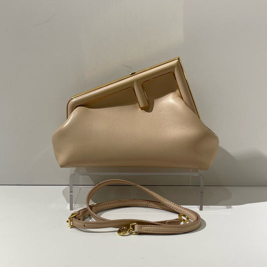 Fendi - First - Leather - Beige - (small)