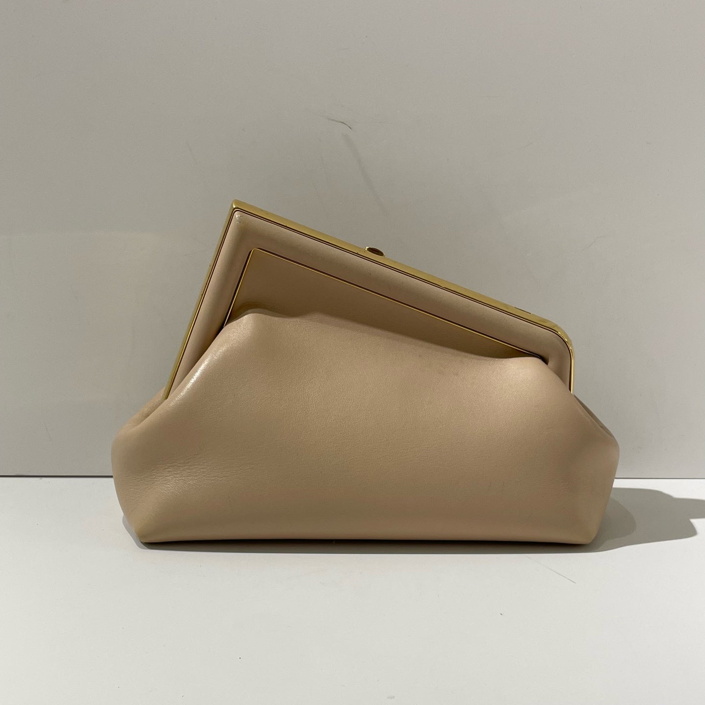 Fendi - First - Leather - Beige - (small)