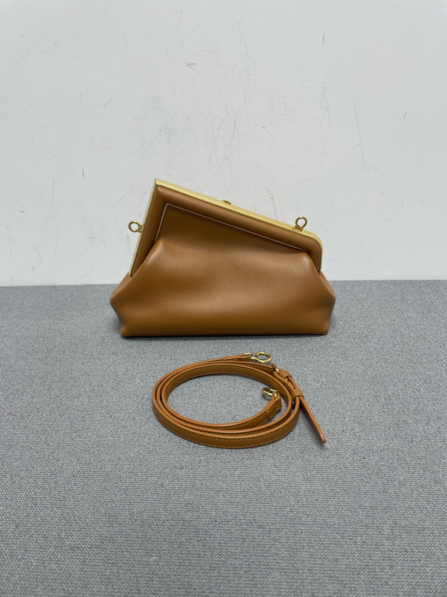 Fendi - First - Leather - Brown - (small)
