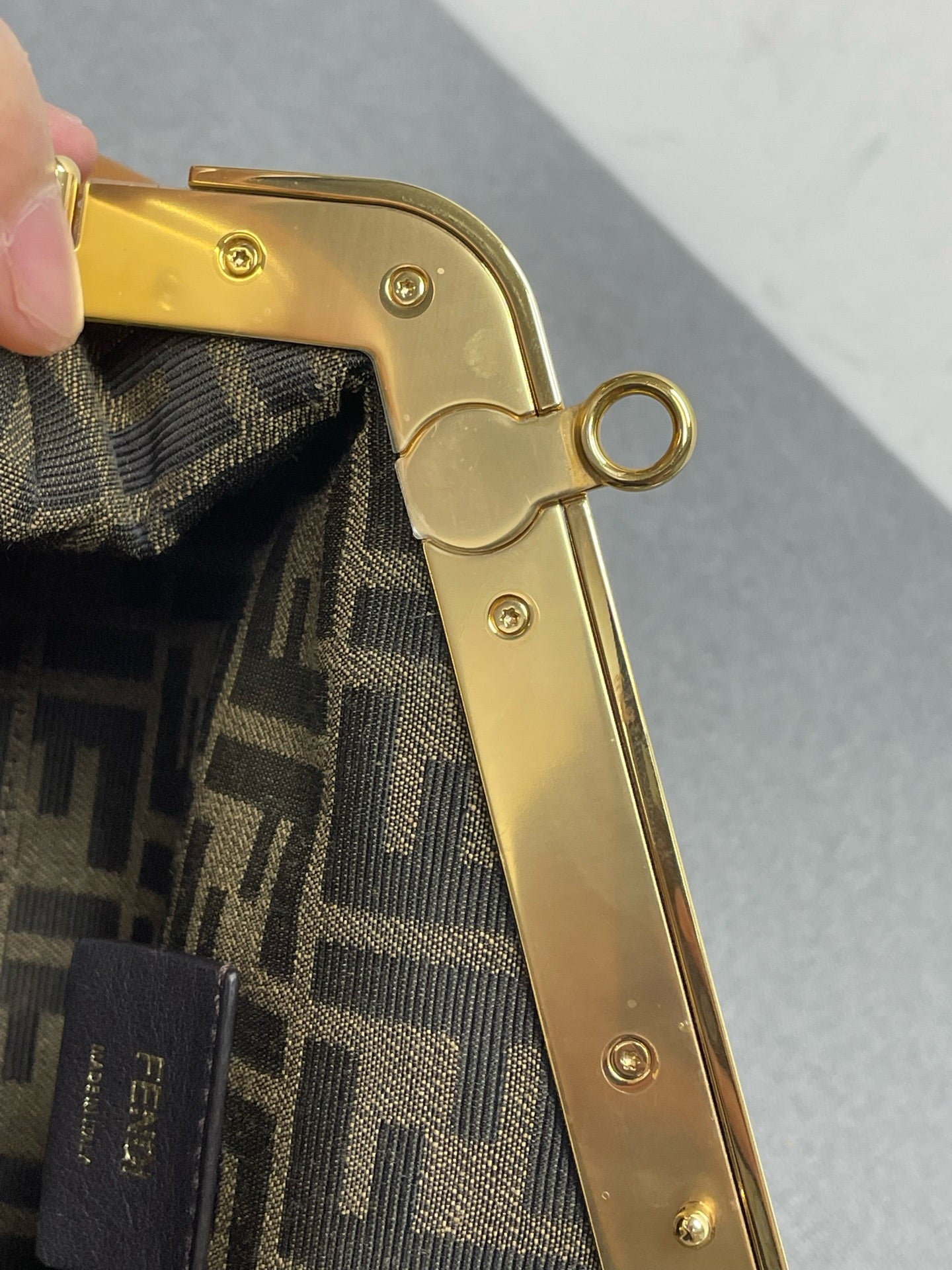 Fendi - First - Leather - Brown - (small)
