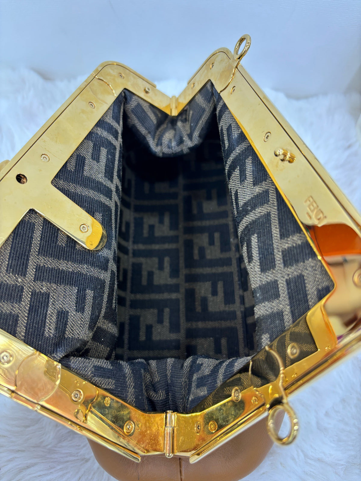 Fendi - First - Leather - Camel
