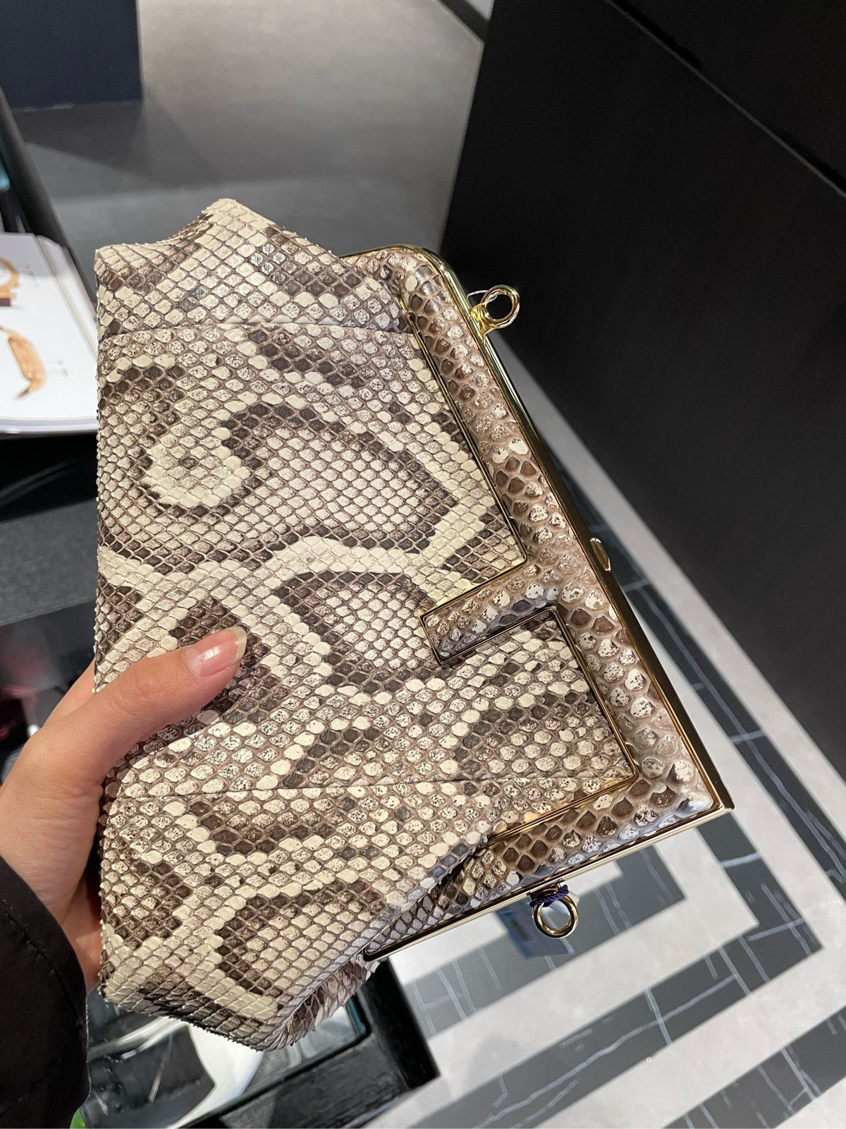 Fendi - First Small - Exotic leathers - Python - Multicolour - (small)