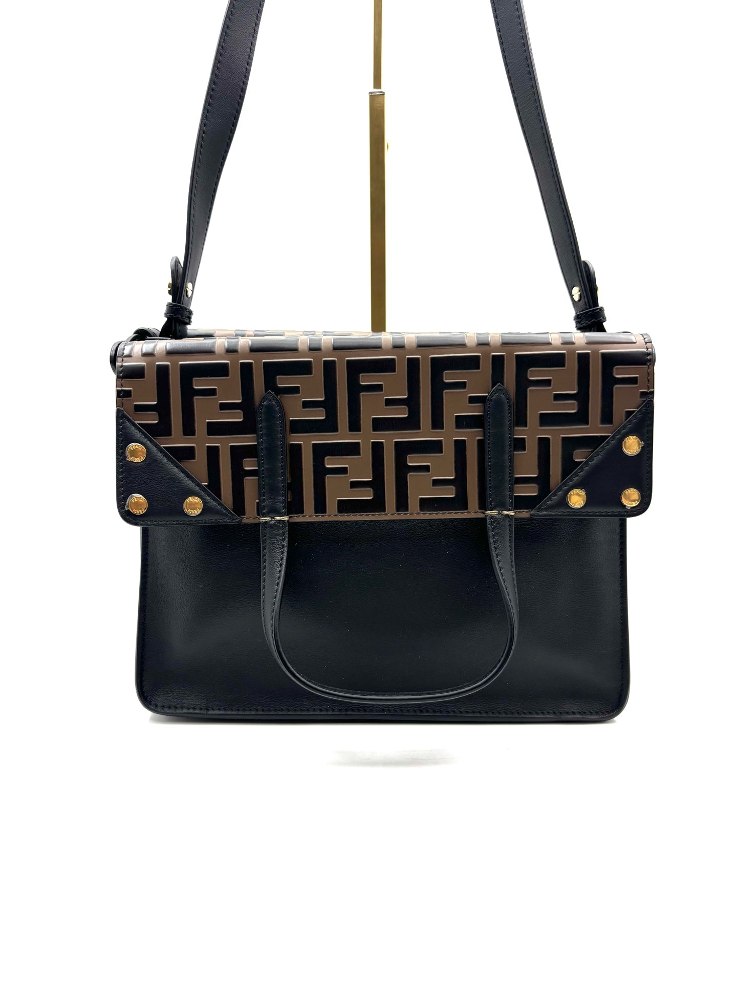 Fendi - Flip - Leather - Black - (medium)