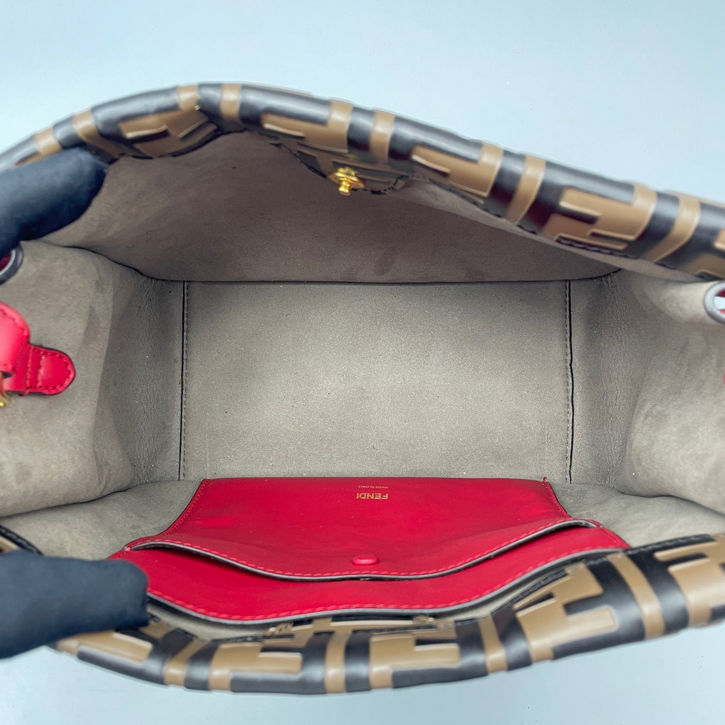 Fendi - Flip - Leather - Red - (medium)