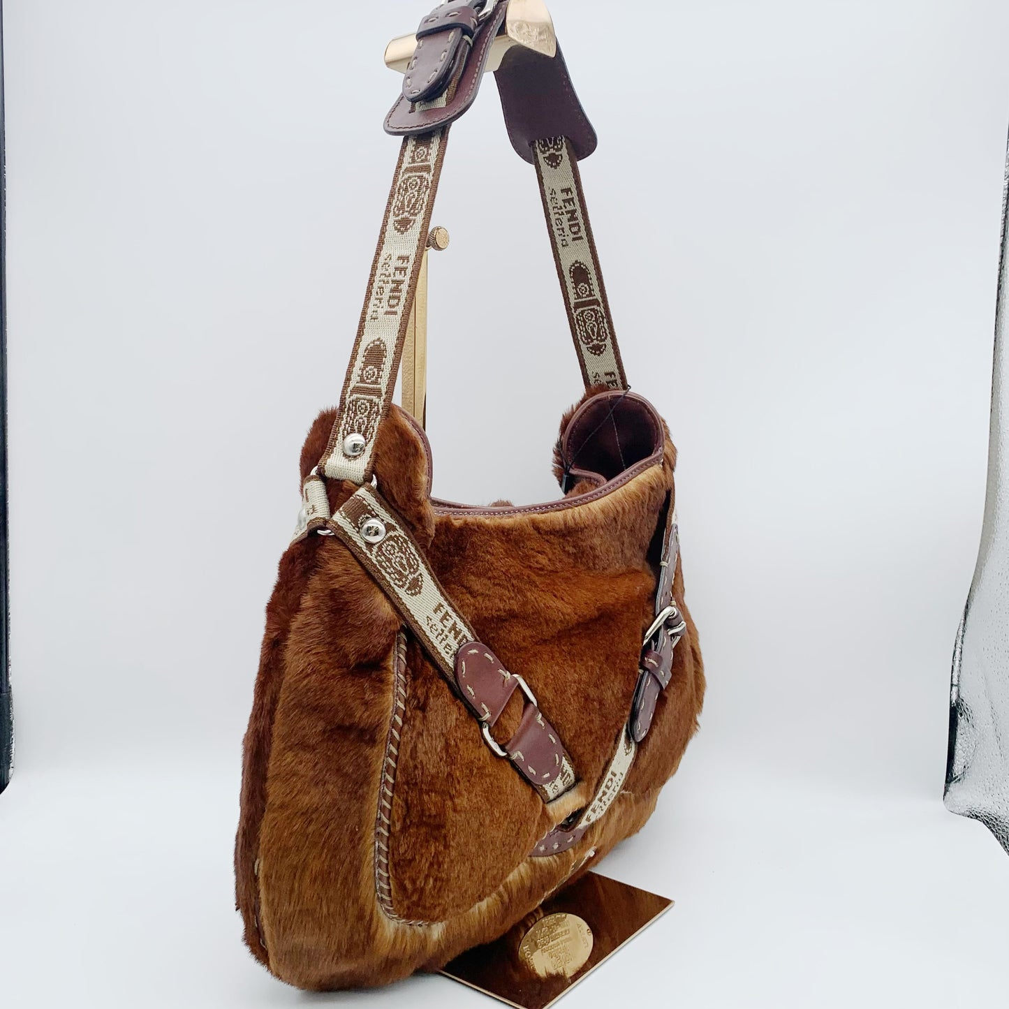 Fendi - Hobo - Rabbit - Brown - (Other)