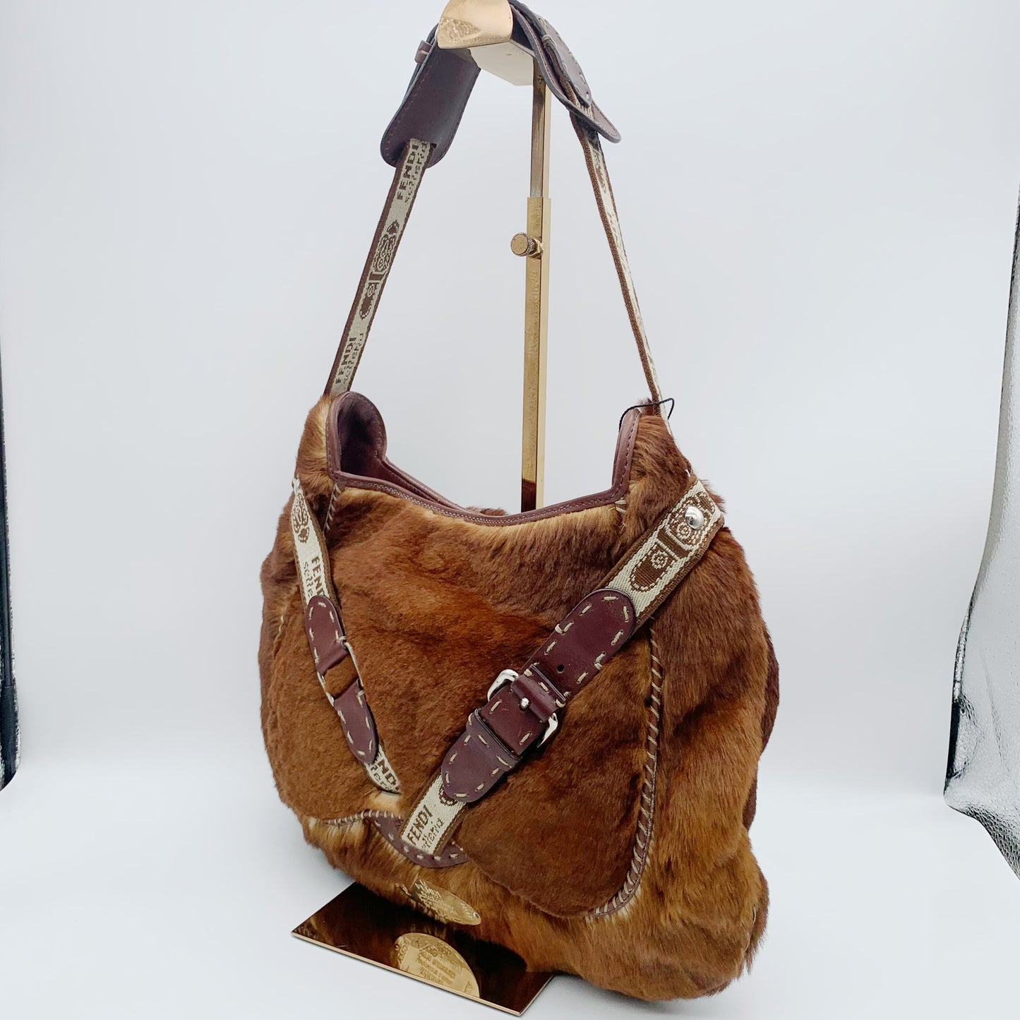 Fendi - Hobo - Rabbit - Brown - (Other)