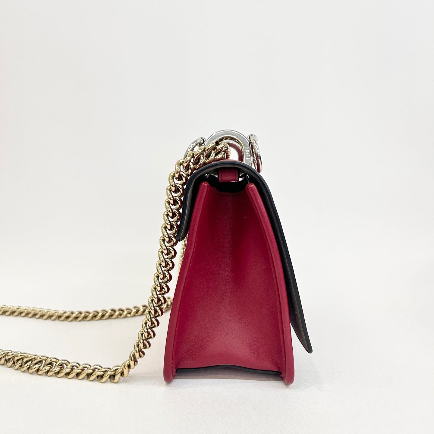 Fendi - Kan I F - Cowhide leather - Red - (small)