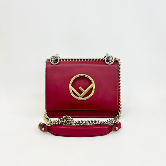 Fendi - Kan I F - Cowhide leather - Red - (small)