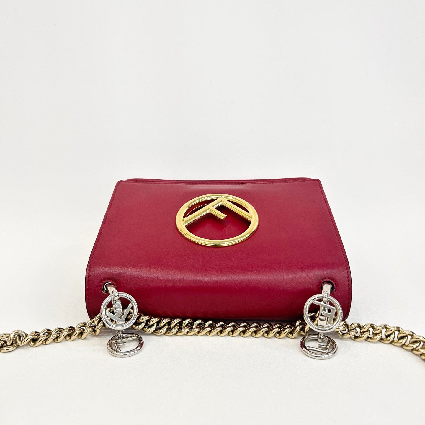 Fendi - Kan I F - Cowhide leather - Red - (small)