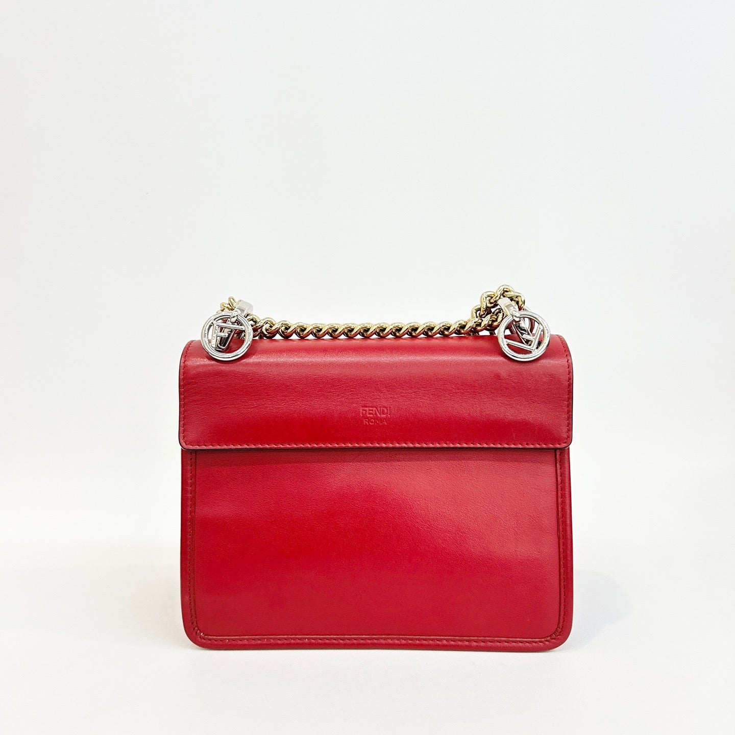 Fendi - Kan I F - Cowhide leather - Red - (small)