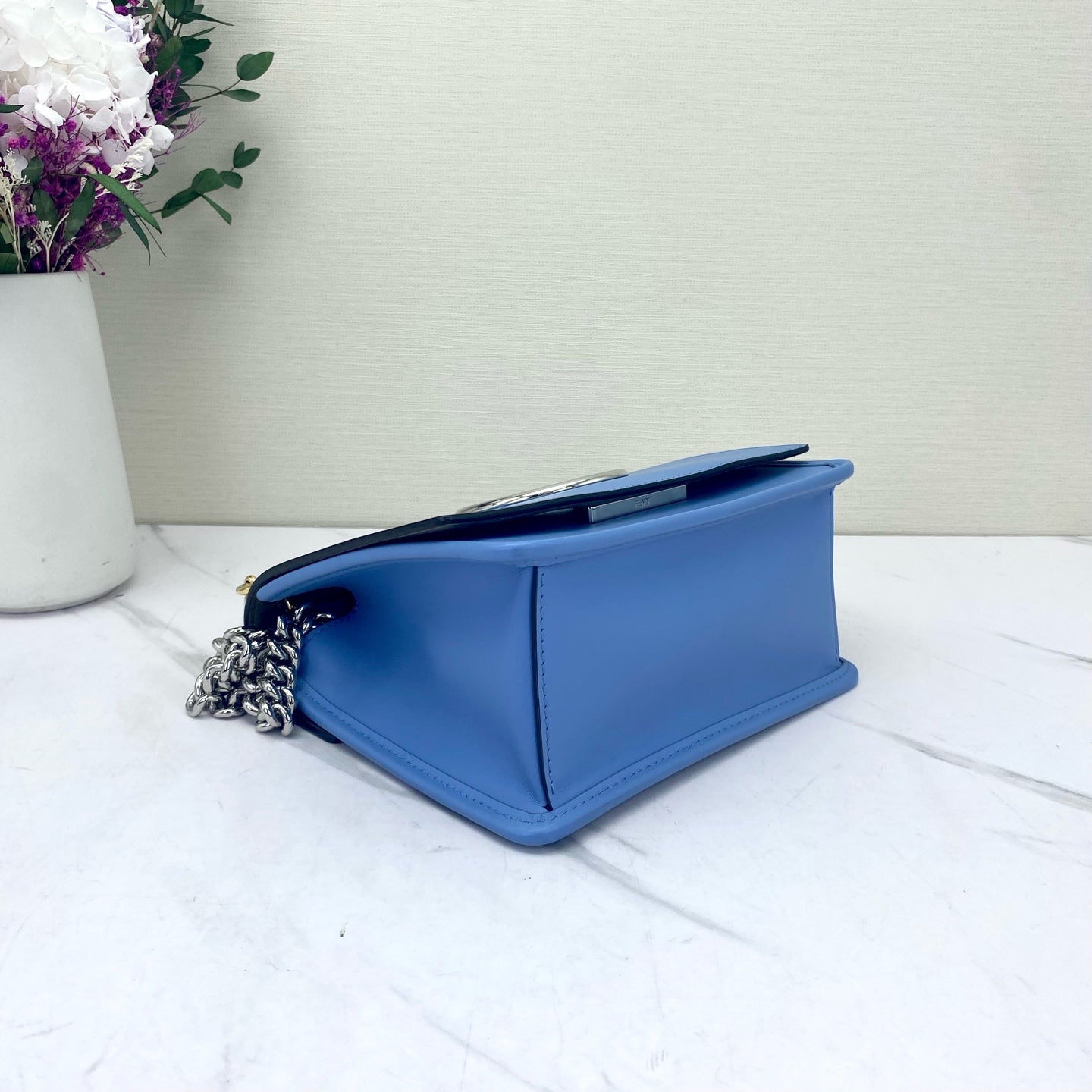 Fendi - Kan I F - Leather - Blue - (small)