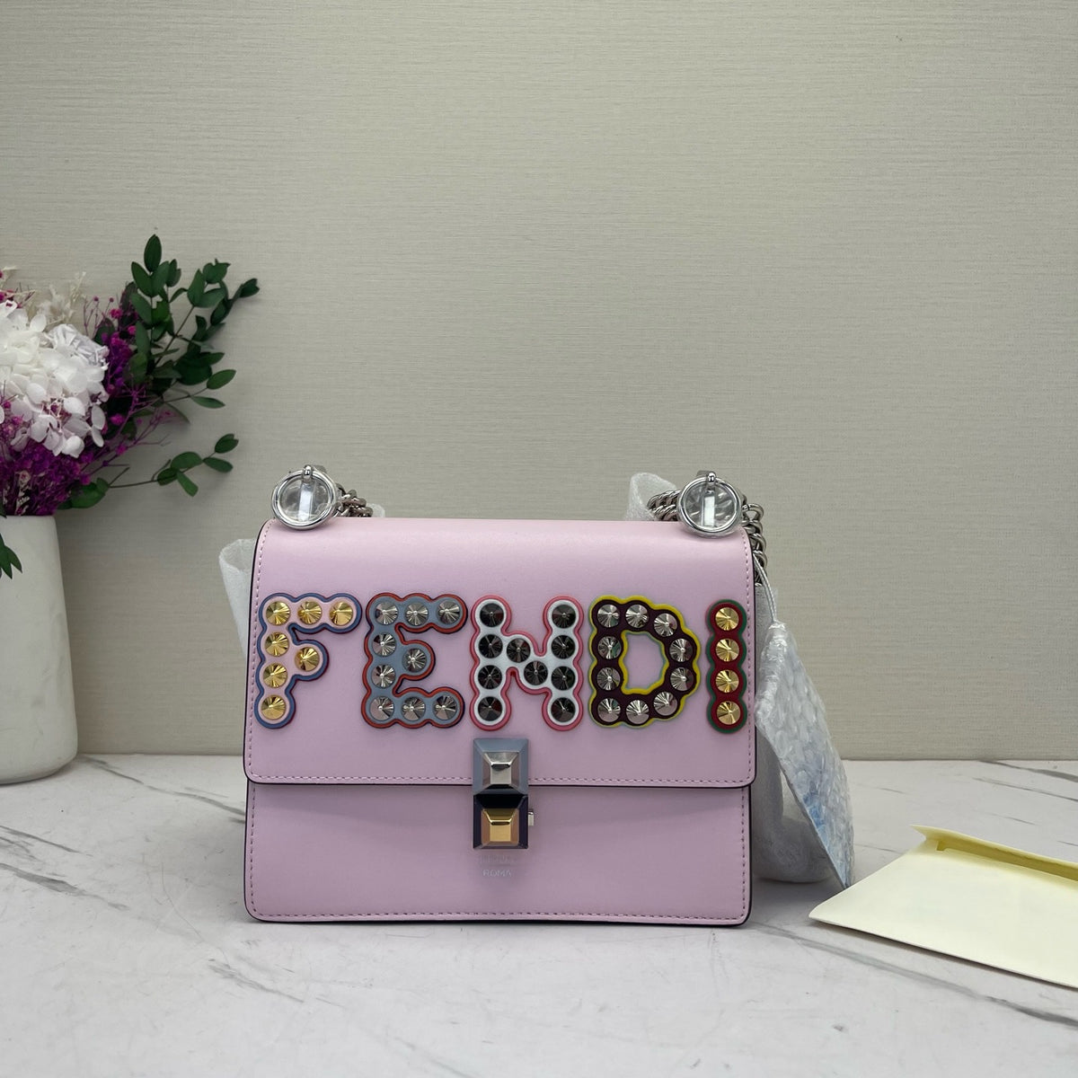 Fendi - Kan I Funfair Small - Leather - Pink - (small)
