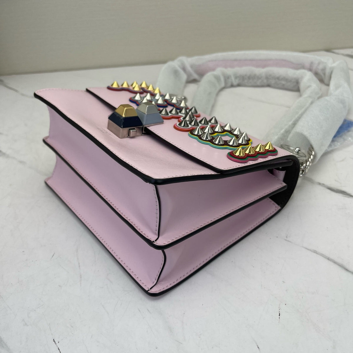 Fendi - Kan I Funfair Small - Leather - Pink - (small)