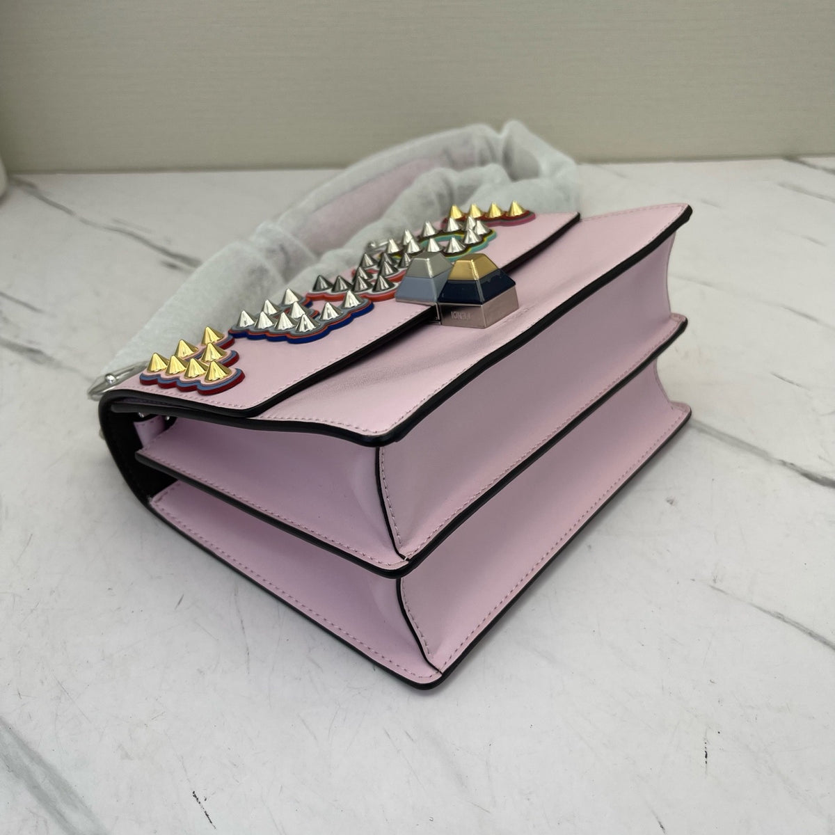 Fendi - Kan I Funfair Small - Leather - Pink - (small)