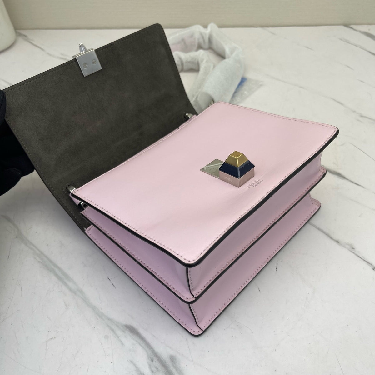 Fendi - Kan I Funfair Small - Leather - Pink - (small)