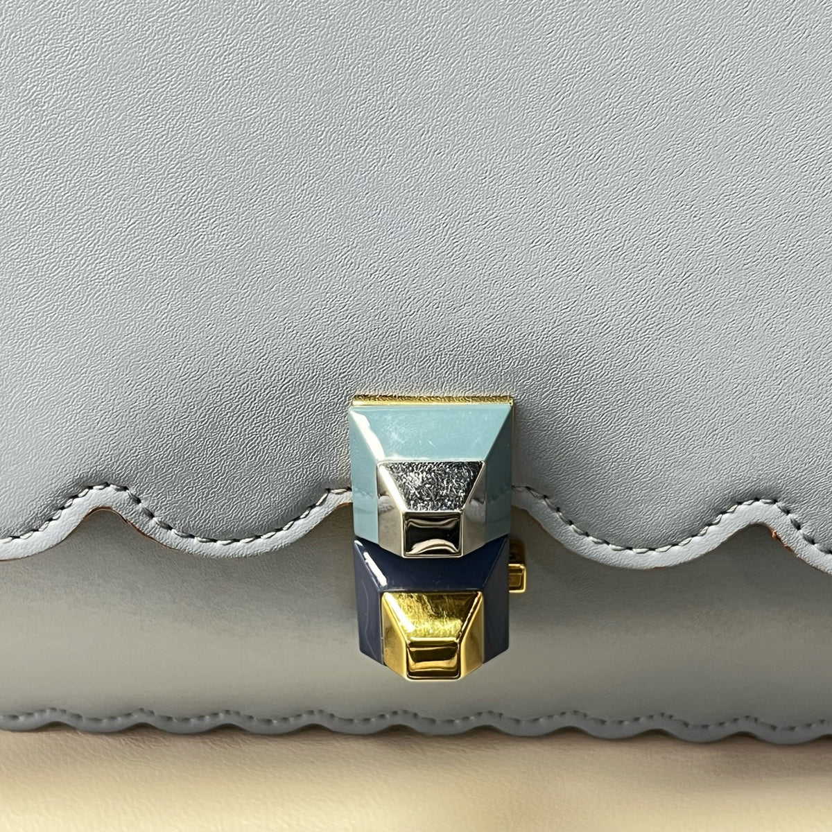 Fendi - Kan I - Leather - Blue - (Medium)
