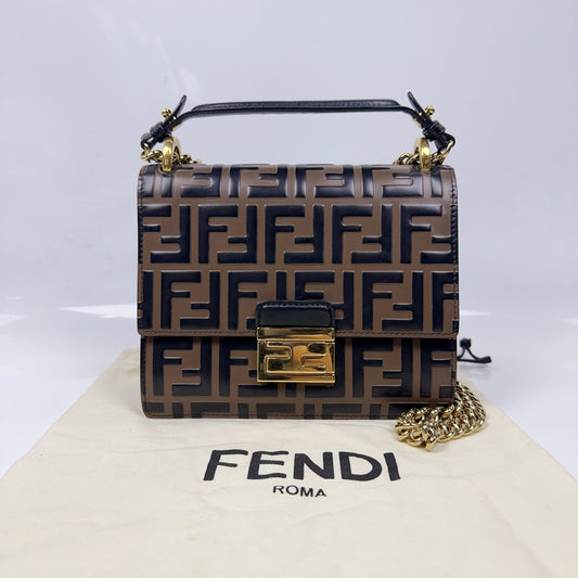 Fendi - Kan I - Leather - Brown - (mini)