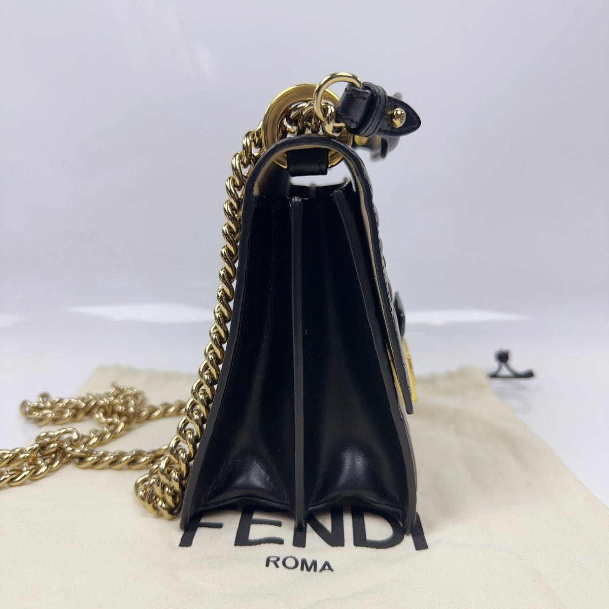 Fendi - Kan I - Leather - Brown - (mini)