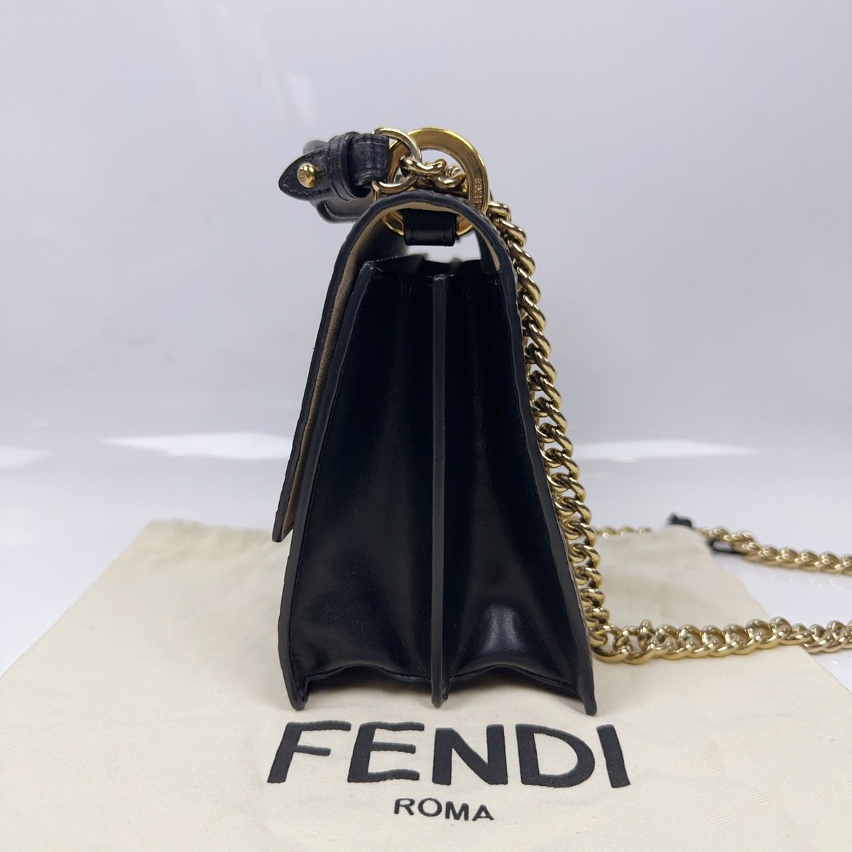 Fendi - Kan I - Leather - Brown - (mini)