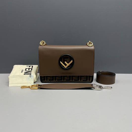 Fendi - Kan I - Leather - Brown - (Small)