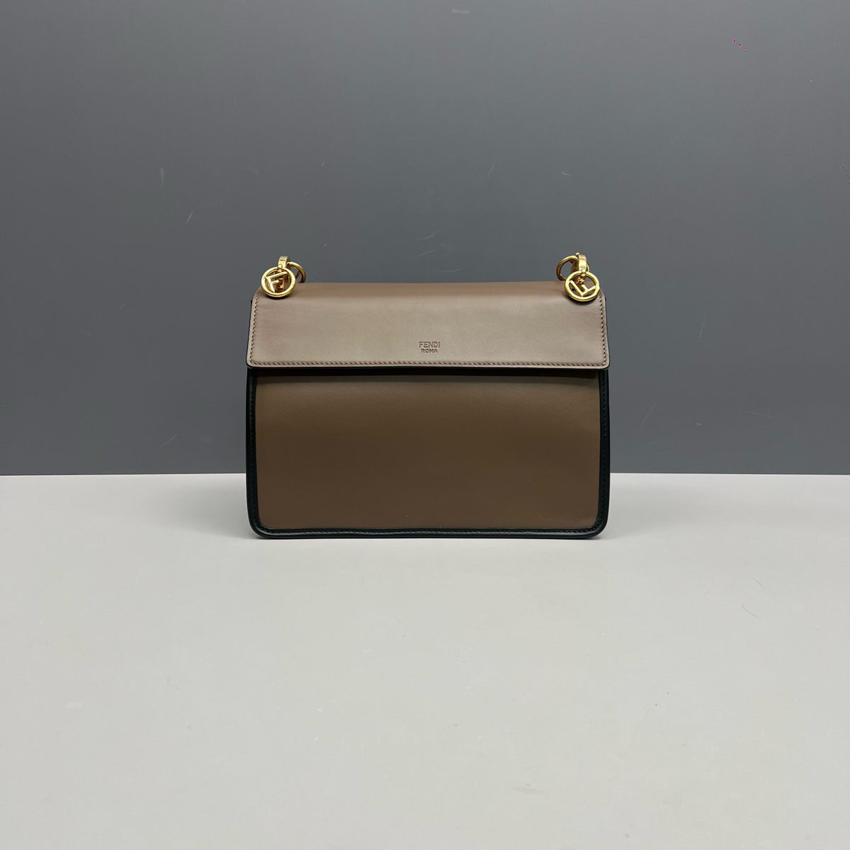Fendi - Kan I - Leather - Brown - (Small)