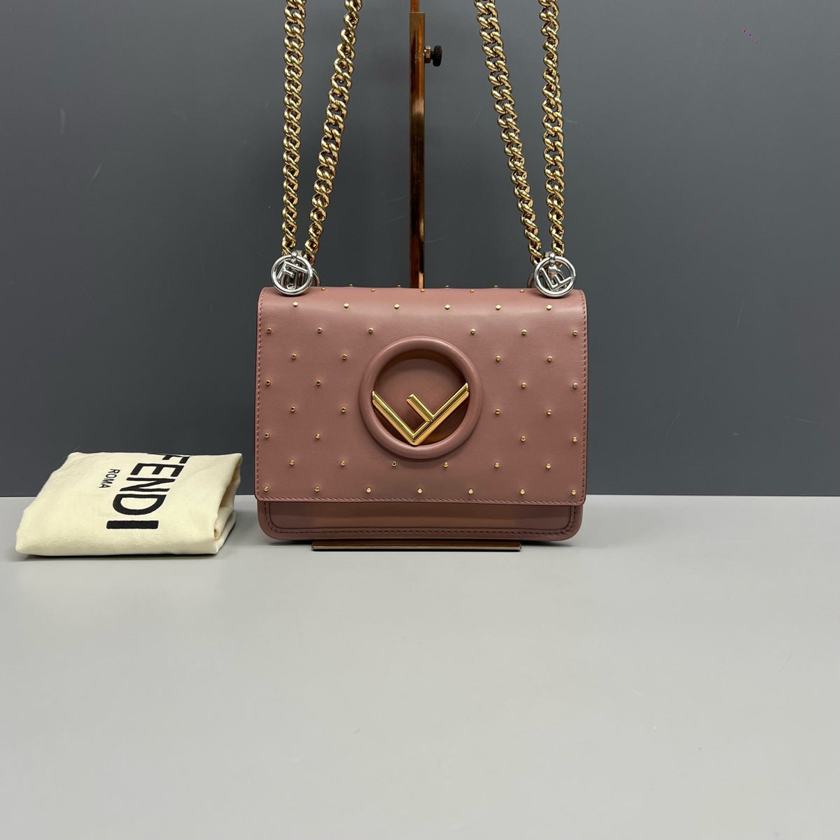 Fendi - Kan I - Leather - Pink - (mini)
