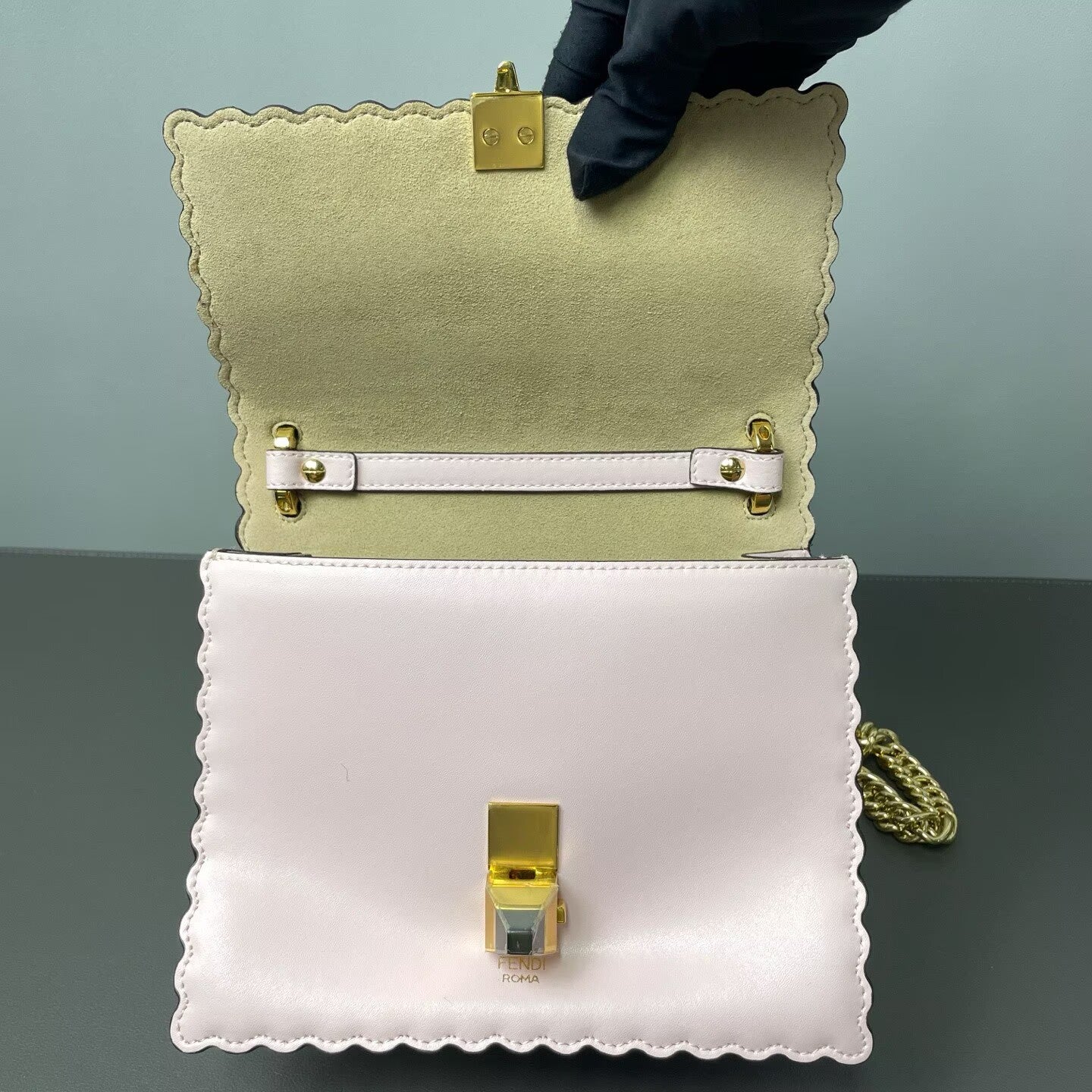 Fendi - KAN I - Leather - Pink - (mini)