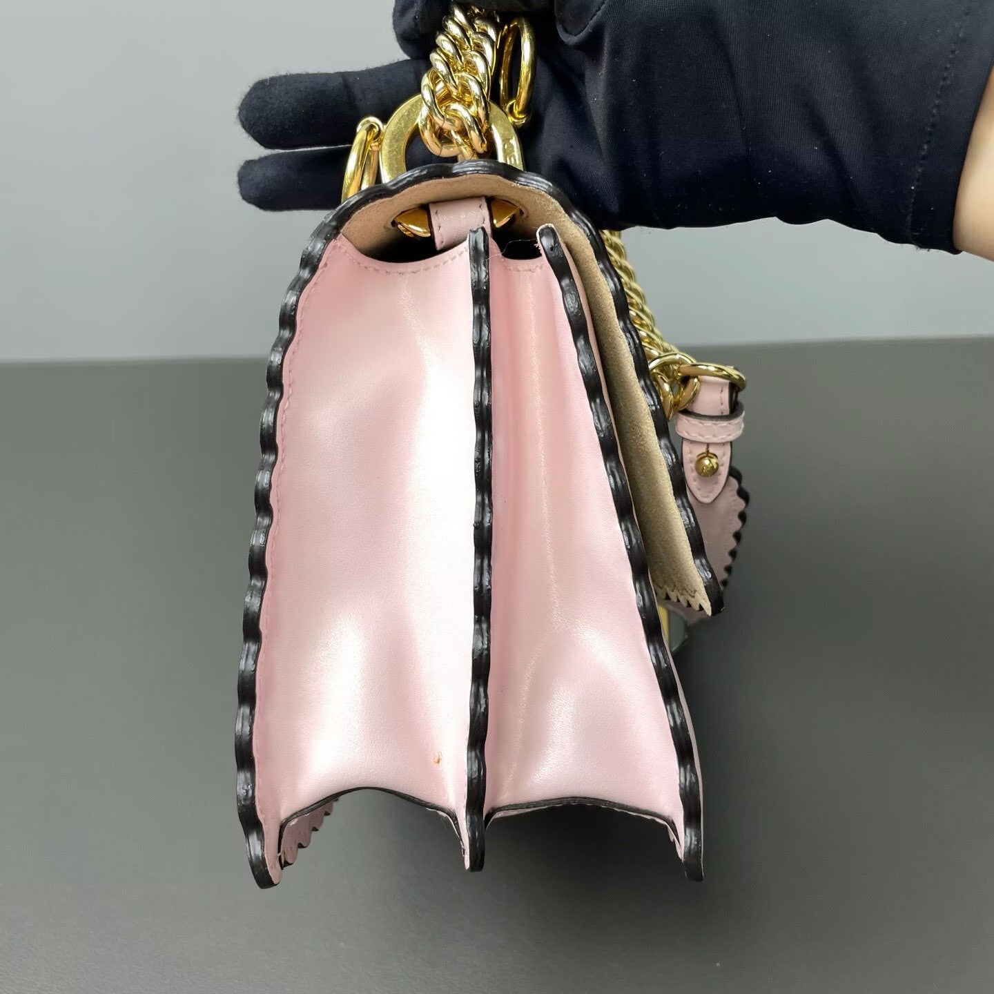 Fendi - KAN I - Leather - Pink - (mini)