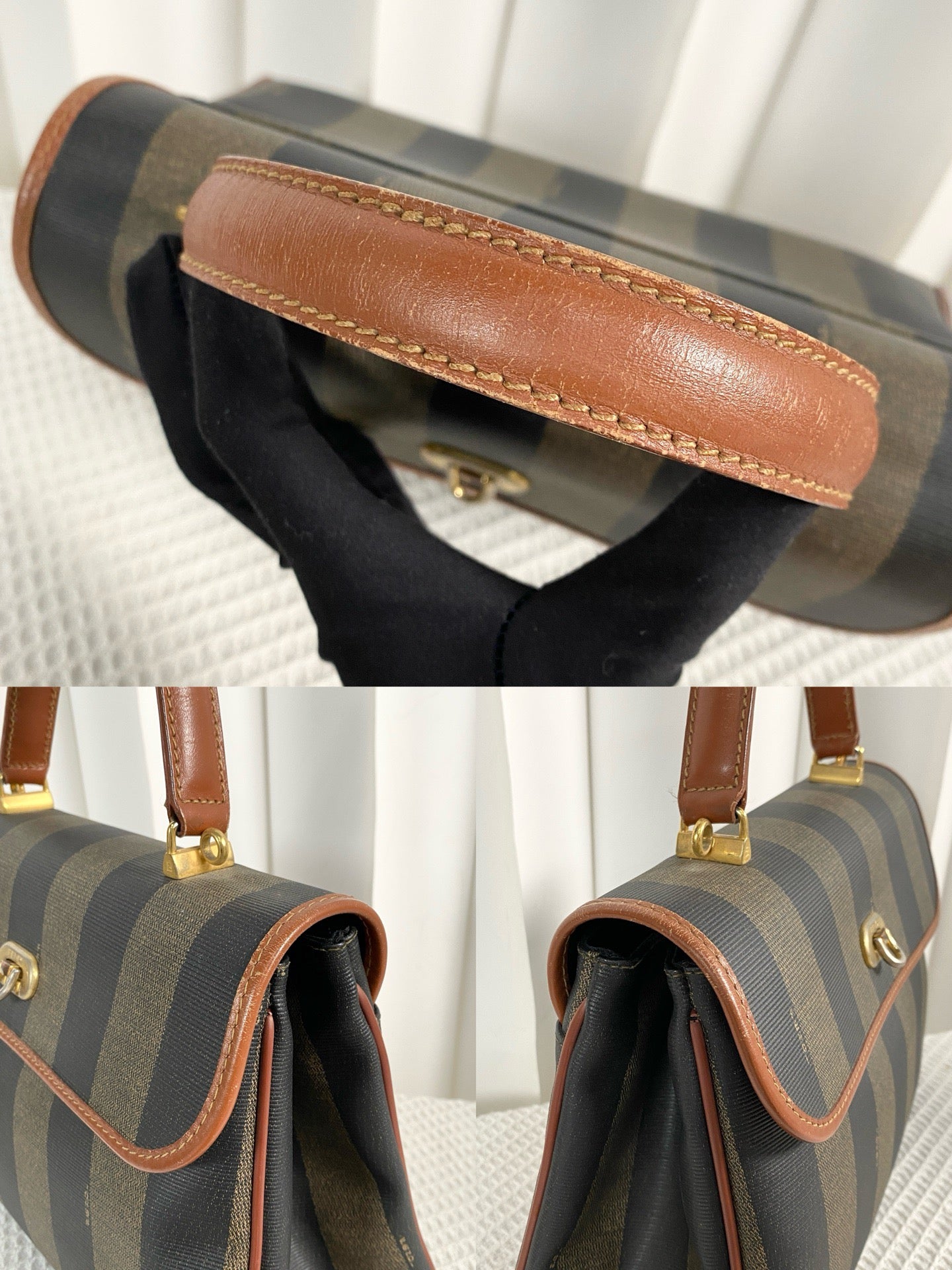 Fendi - Kelly - Leather - Brown - (medium)