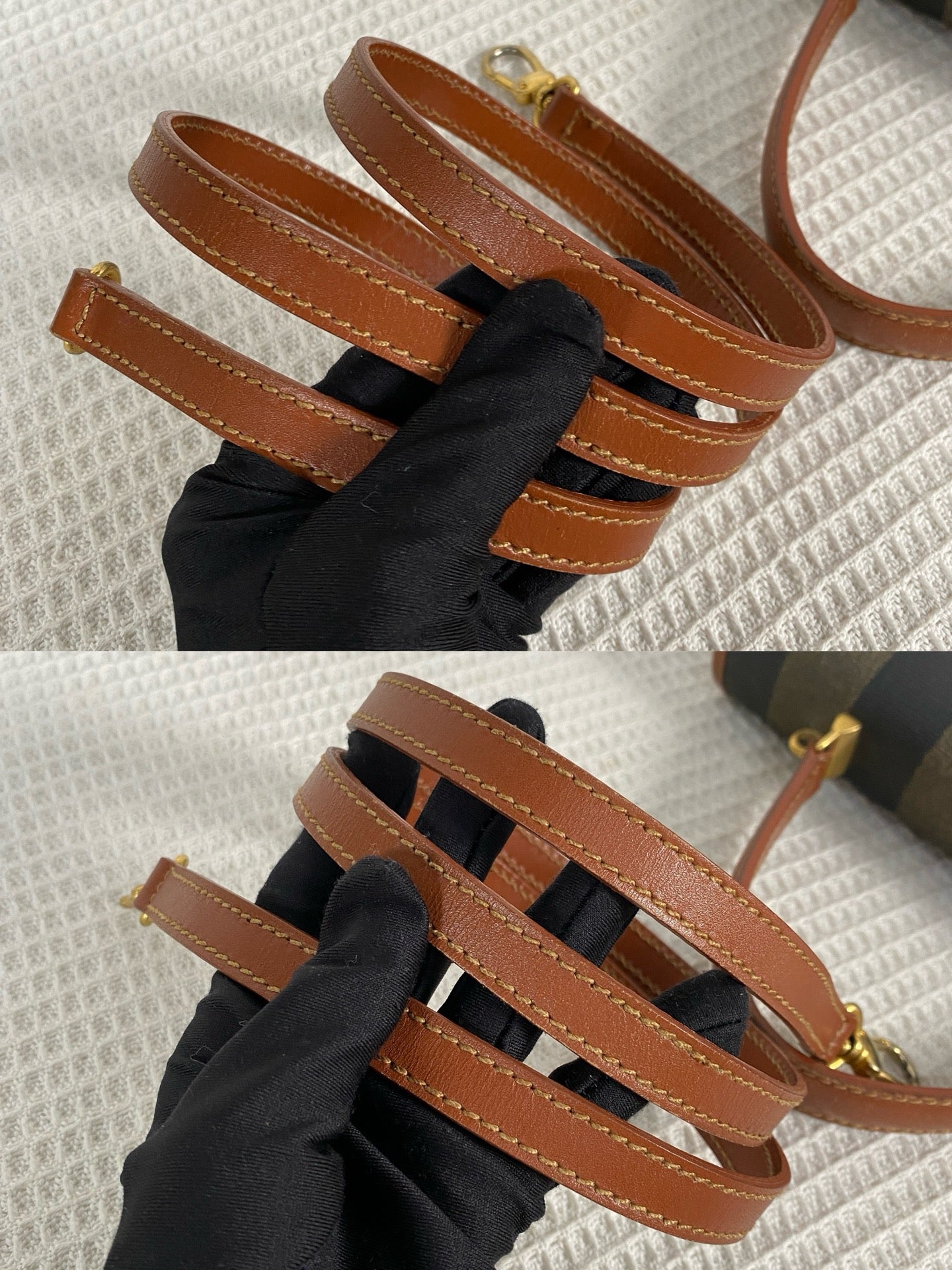 Fendi - Kelly - Leather - Brown - (medium)