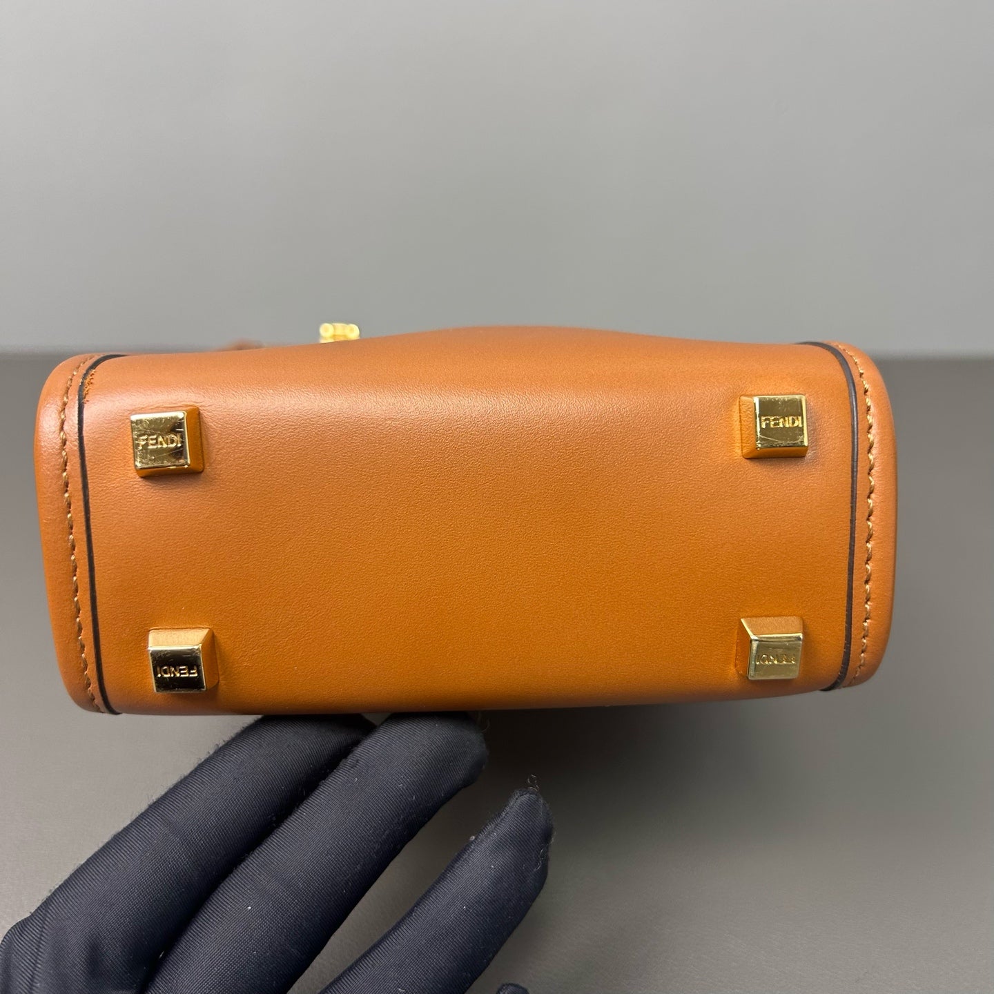 Fendi - Mini Sunshine Tote - Leather - Brown - (mini)
