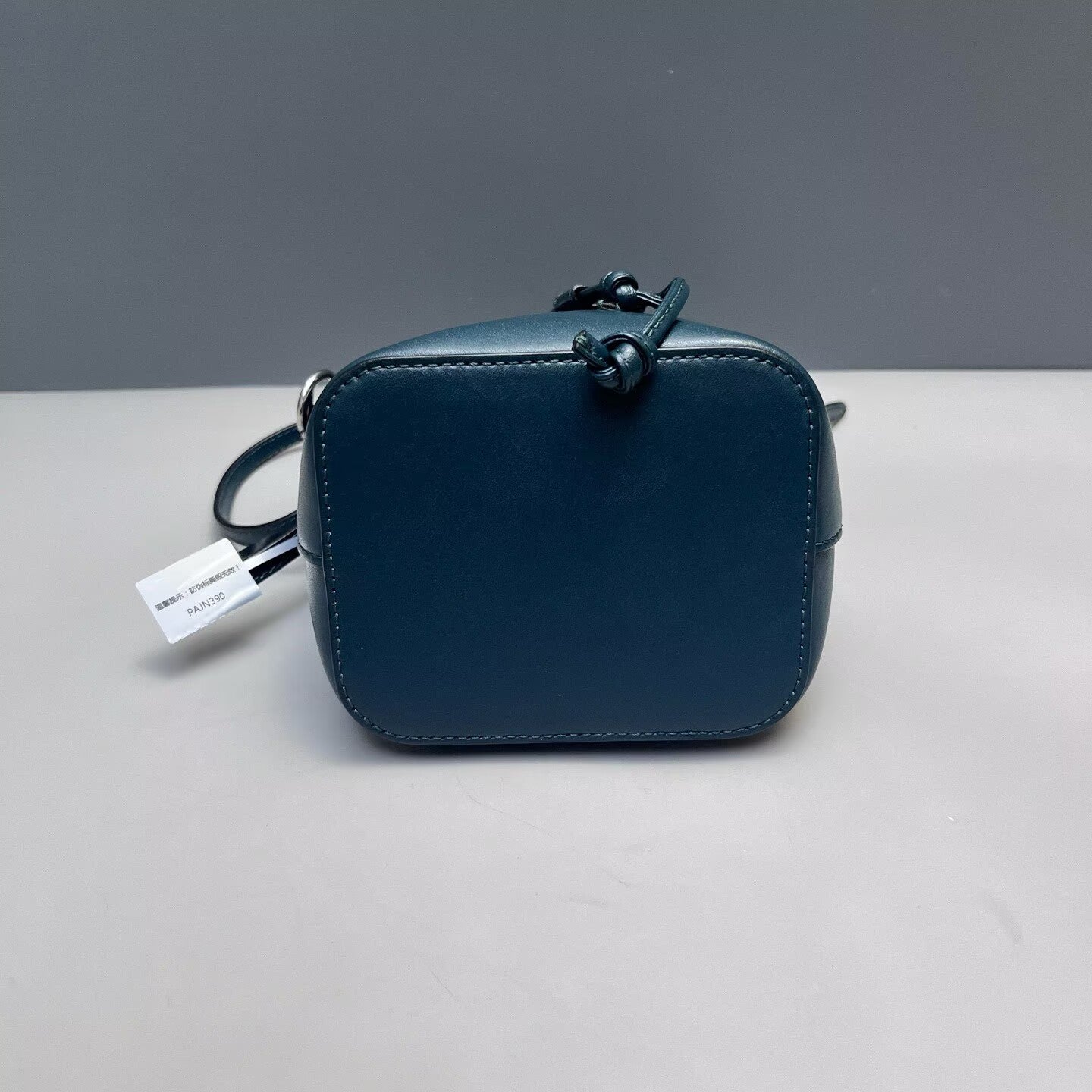Fendi - Mon Tresor - Cowhide leather with pebbled grain - Deep Teal with Silver-Tone Hardware - (mini)