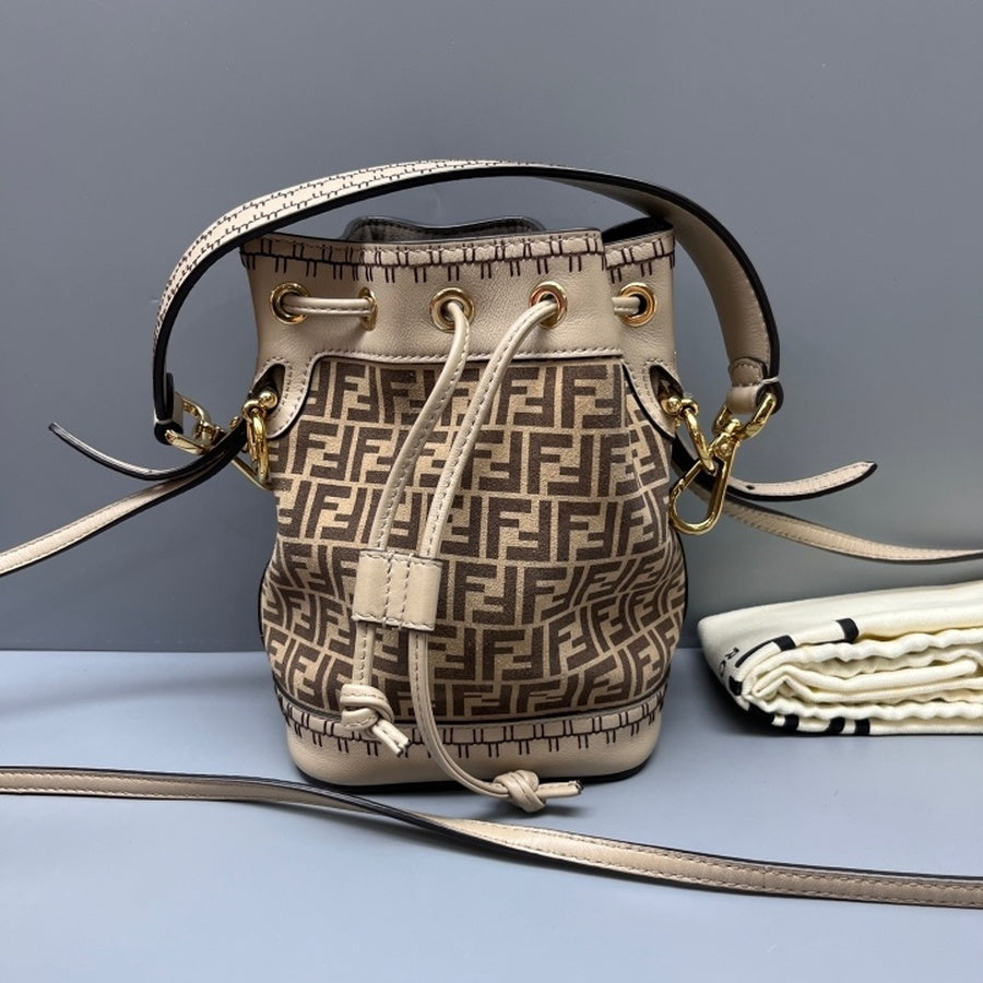 Fendi - Mon Tresor - Leather - Beige - (mini)