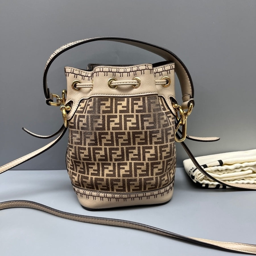 Fendi - Mon Tresor - Leather - Beige - (mini)
