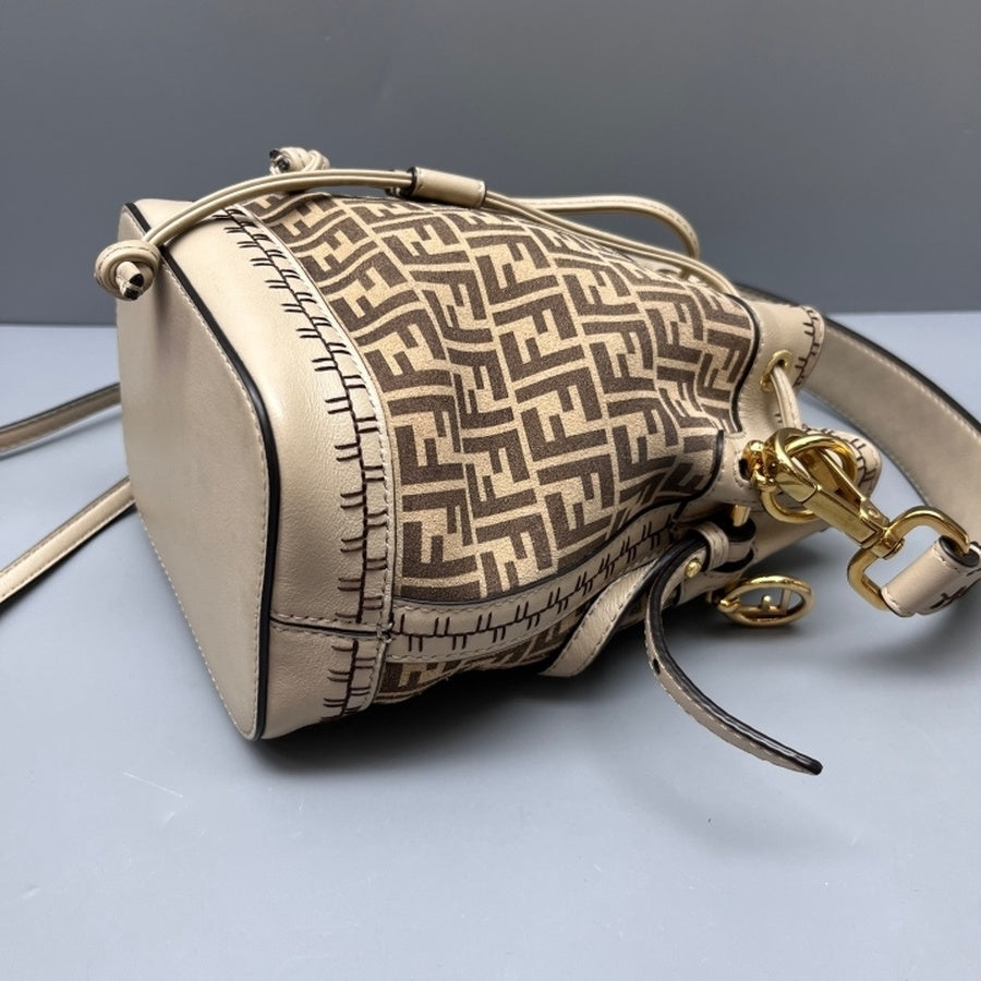 Fendi - Mon Tresor - Leather - Beige - (mini)
