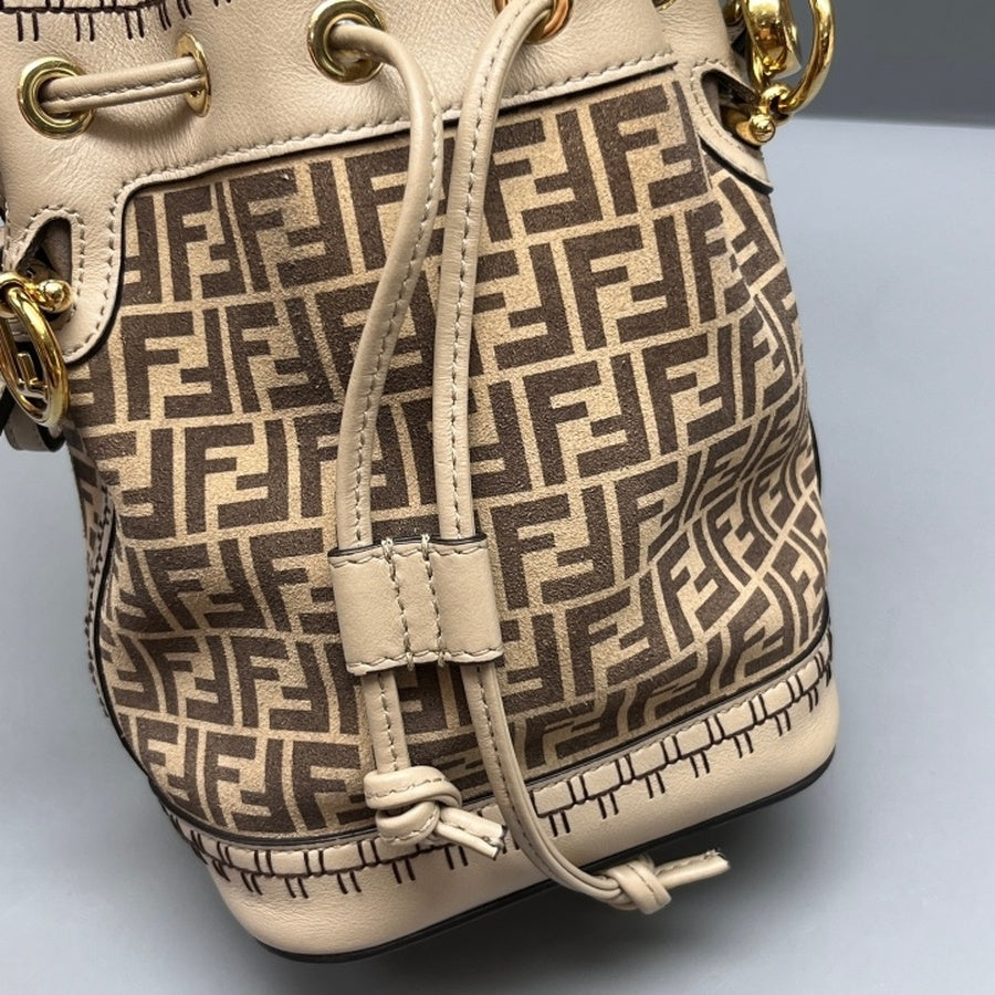 Fendi - Mon Tresor - Leather - Beige - (mini)