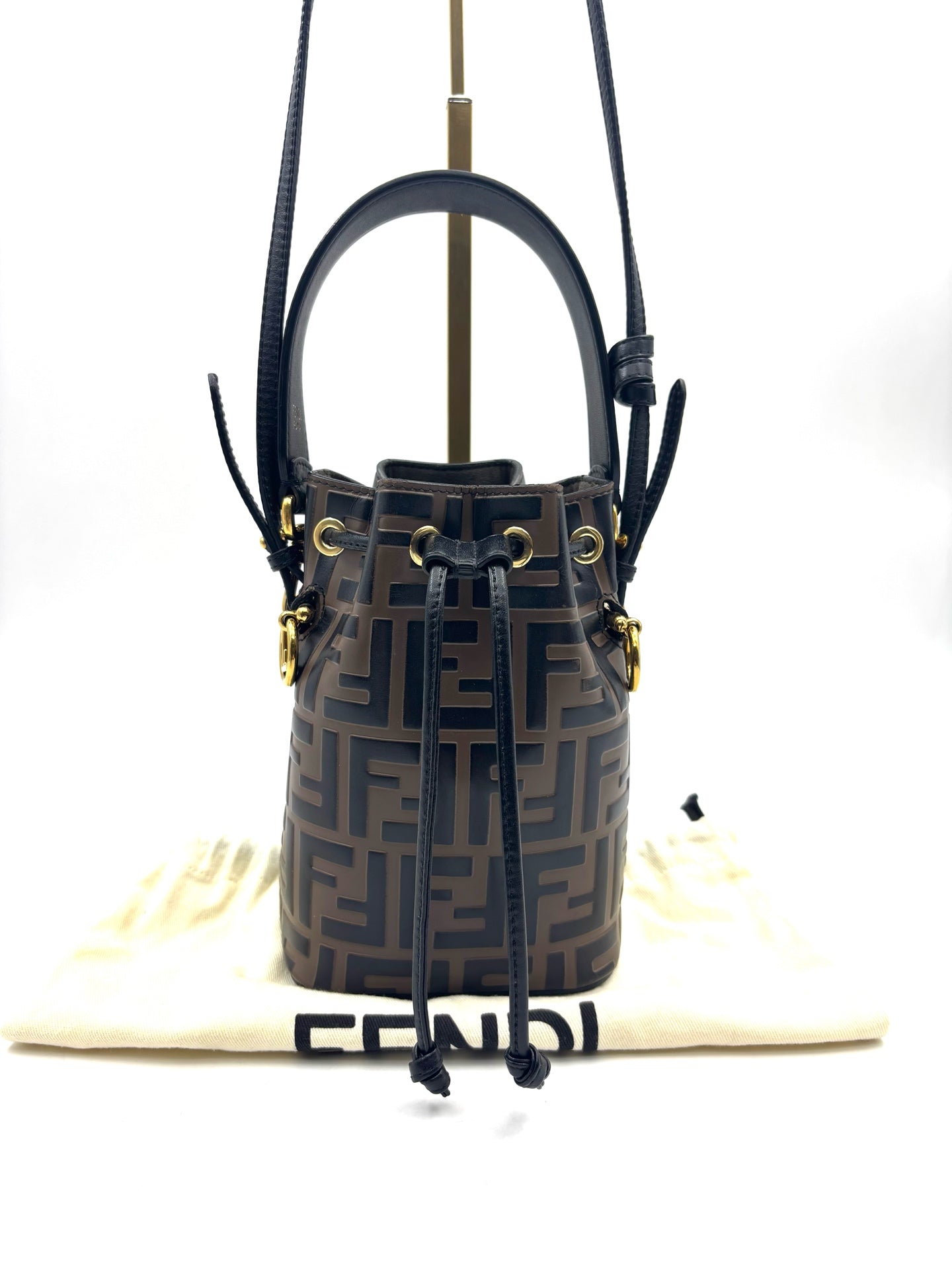 Fendi - Mon Tresor - Leather - Brown - (mini)